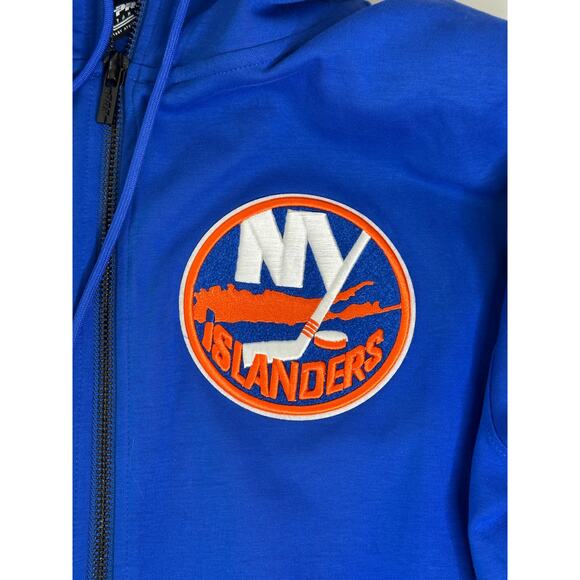 Pro Standard NWT NY Islanders Hoodie Team Logo Blue Orange Winter Streetwear 2X - Picture 7 of 13
